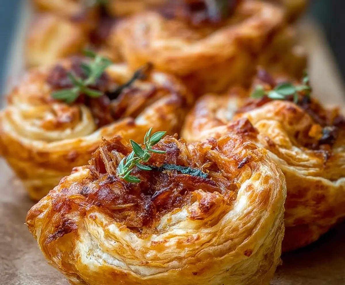 Easy Pulled Pork Pastry Puffs