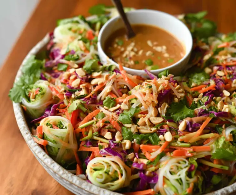 Spring Roll Salad with Peanut