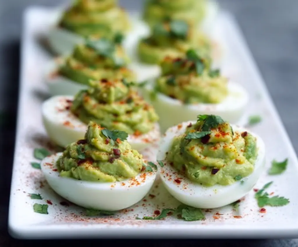 Avocado Deviled Eggs