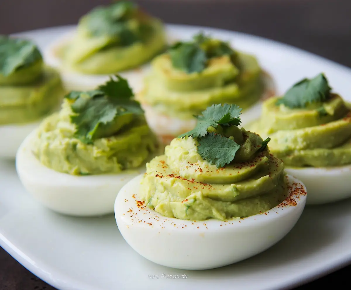 Easy Avocado Deviled Eggs Recipe
