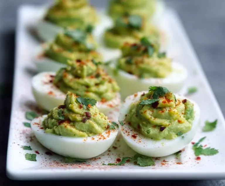 Avocado Deviled Eggs