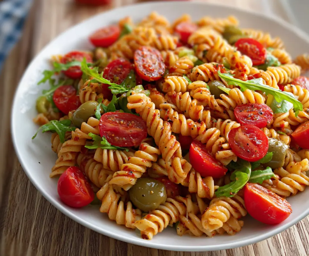 Bloody Mary Pasta Salad