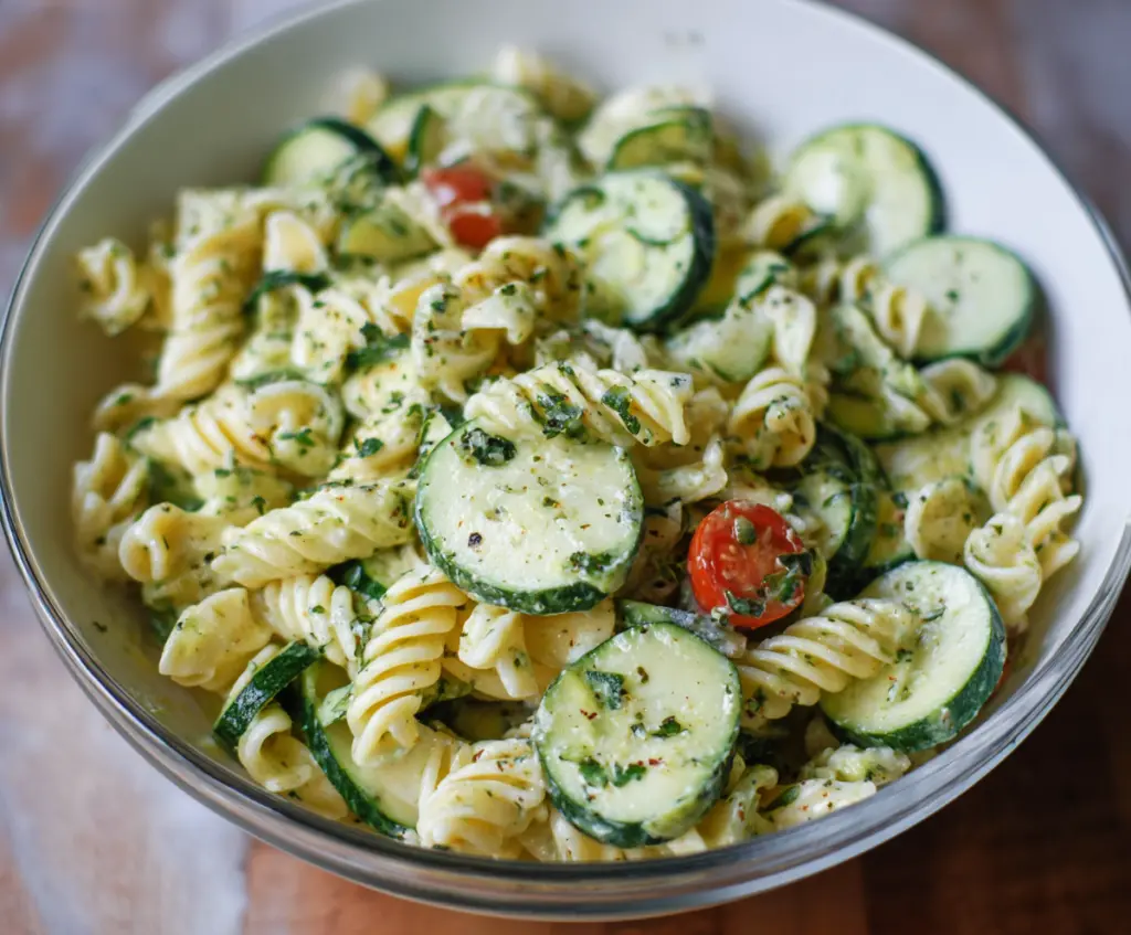 Cucumber Pasta Salad
