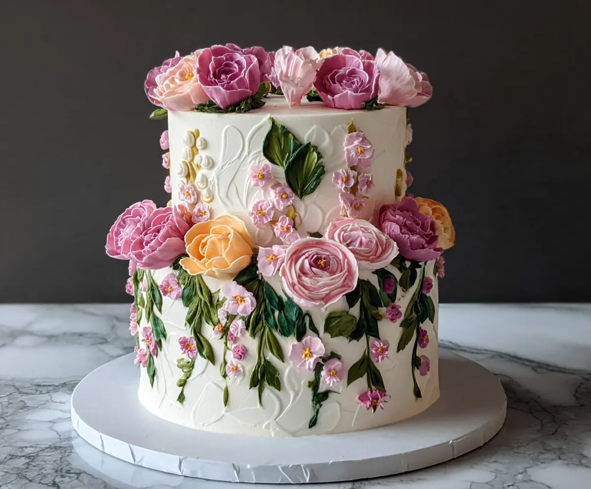 Beautiful Floral Cake Recipe