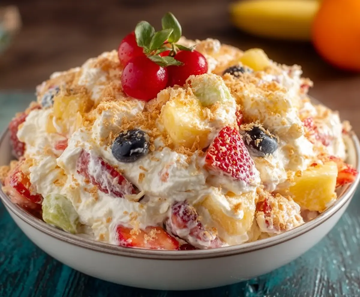 Easy Hawaiian Cheesecake Salad Recipe