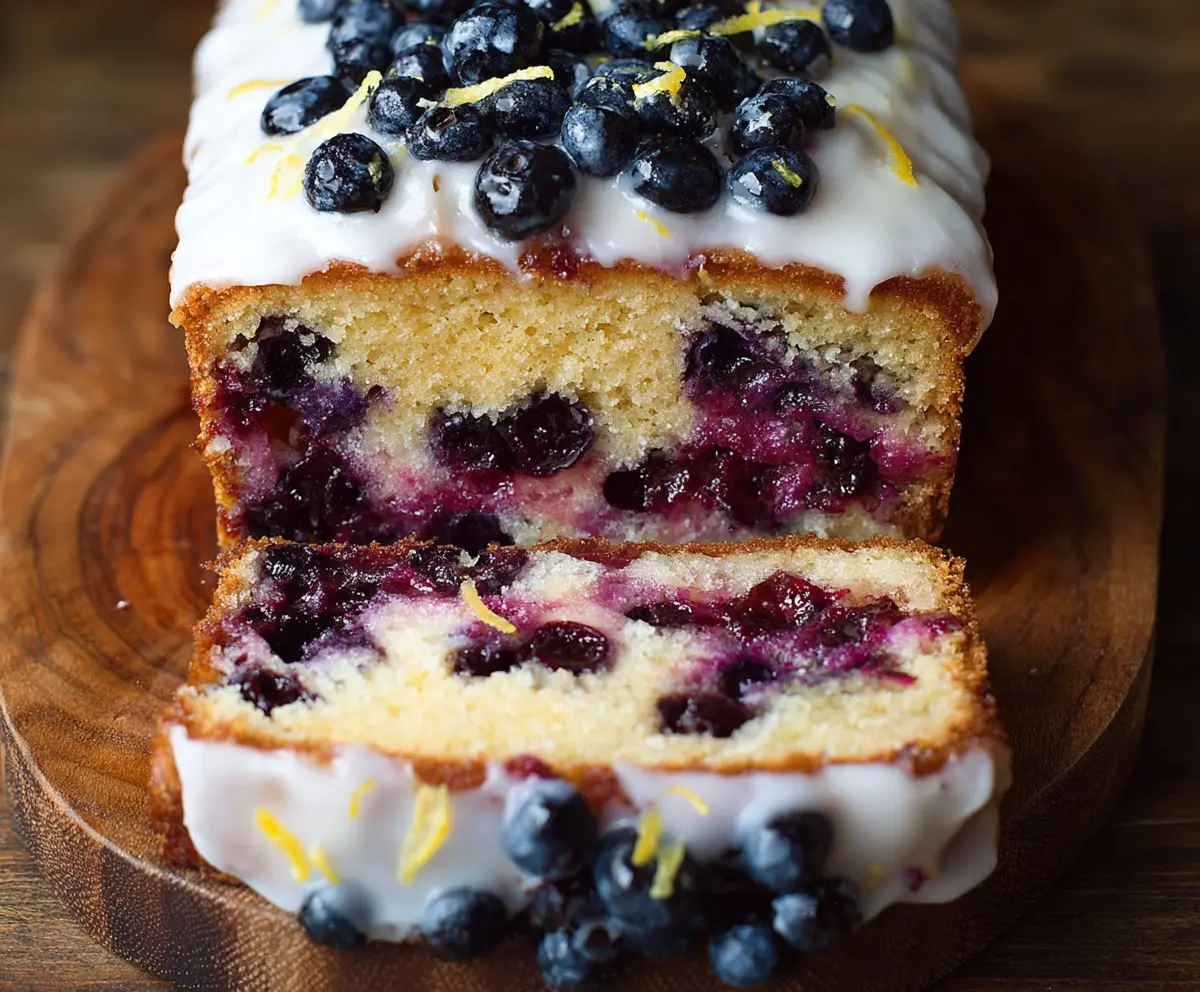 Easy Lemon Blueberry Cake Recipe