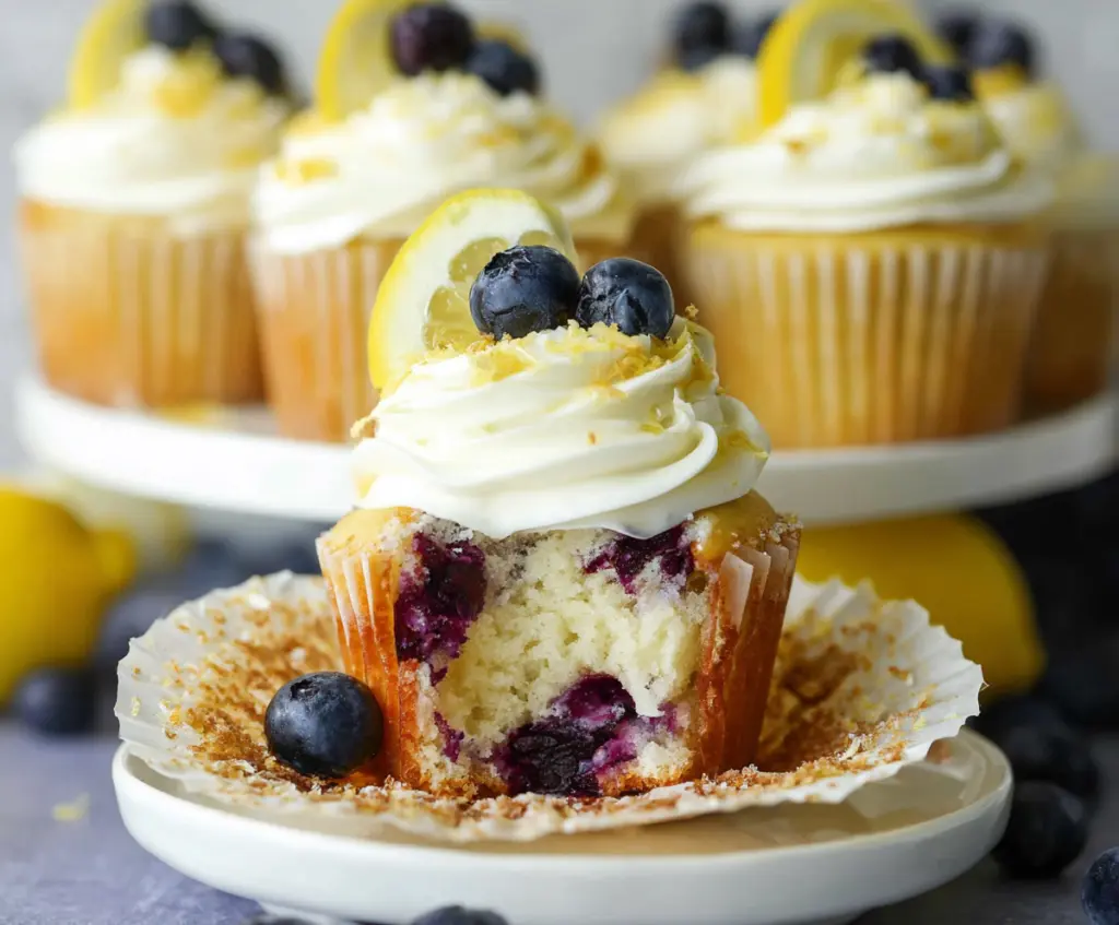 Lemon Blueberry Cupcakes