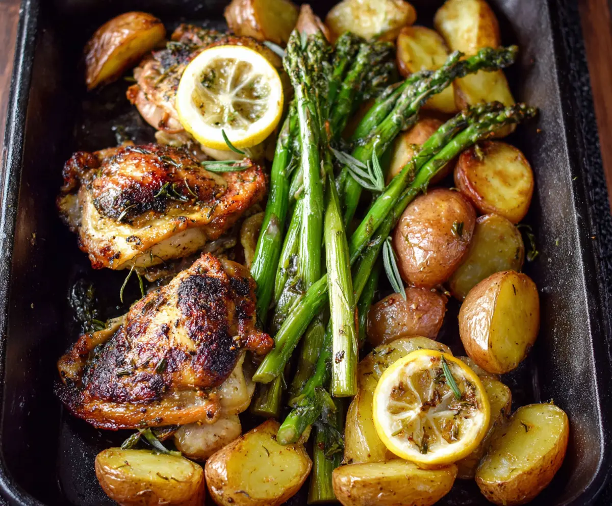 Easy Lemon Herb Chicken with Veggies