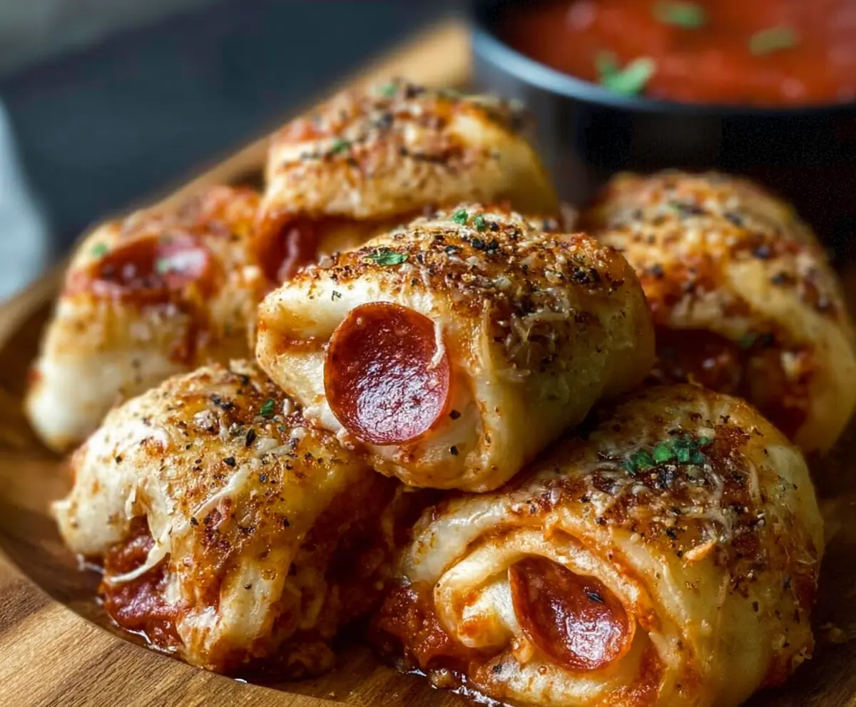 Easy Pepperoni Pizza Rolls Recipe