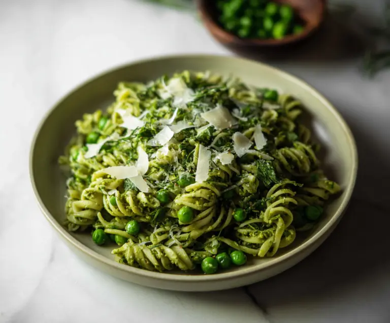 Spring Pea Pesto Pasta