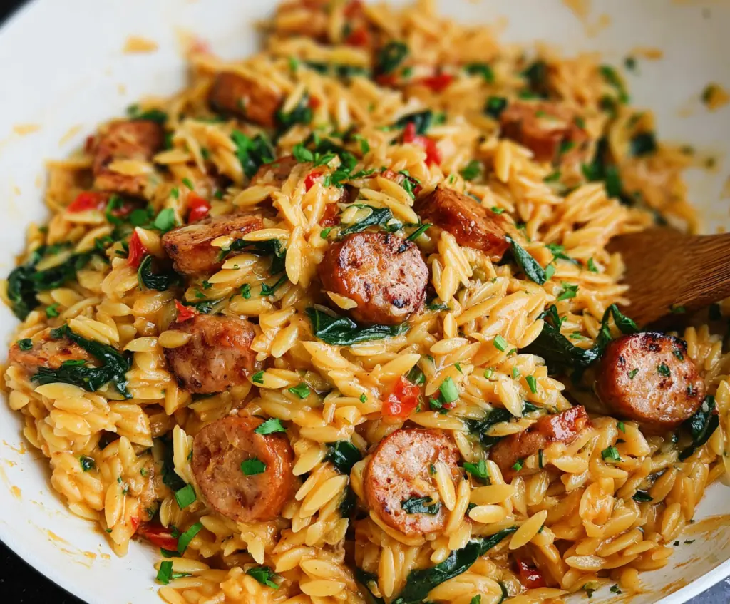 Chicken Sausage Orzo
