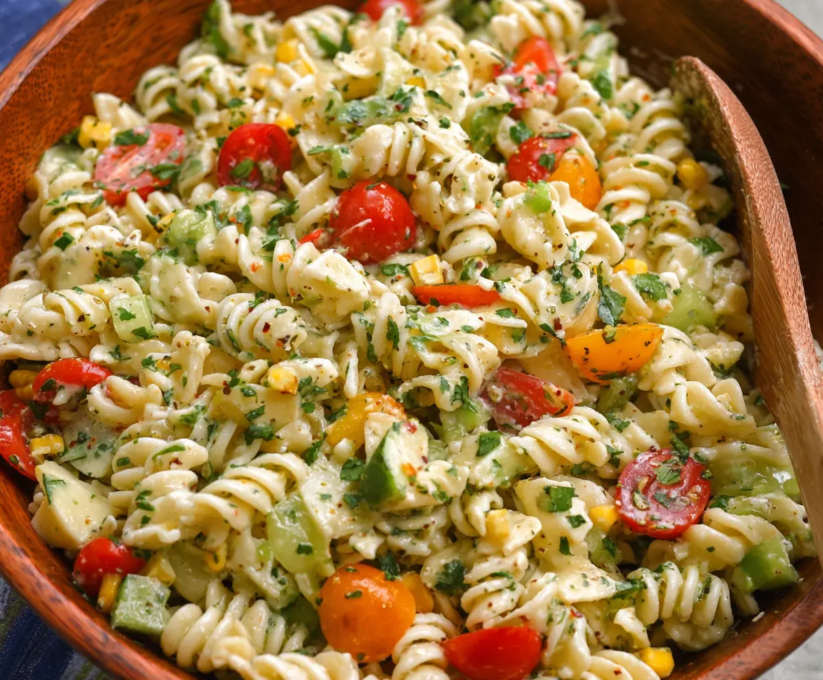 Fresh Cilantro Lime Pasta Salad