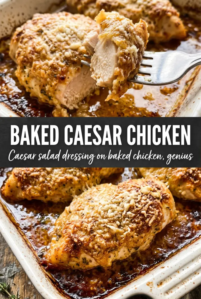Baked Caesar Chicken