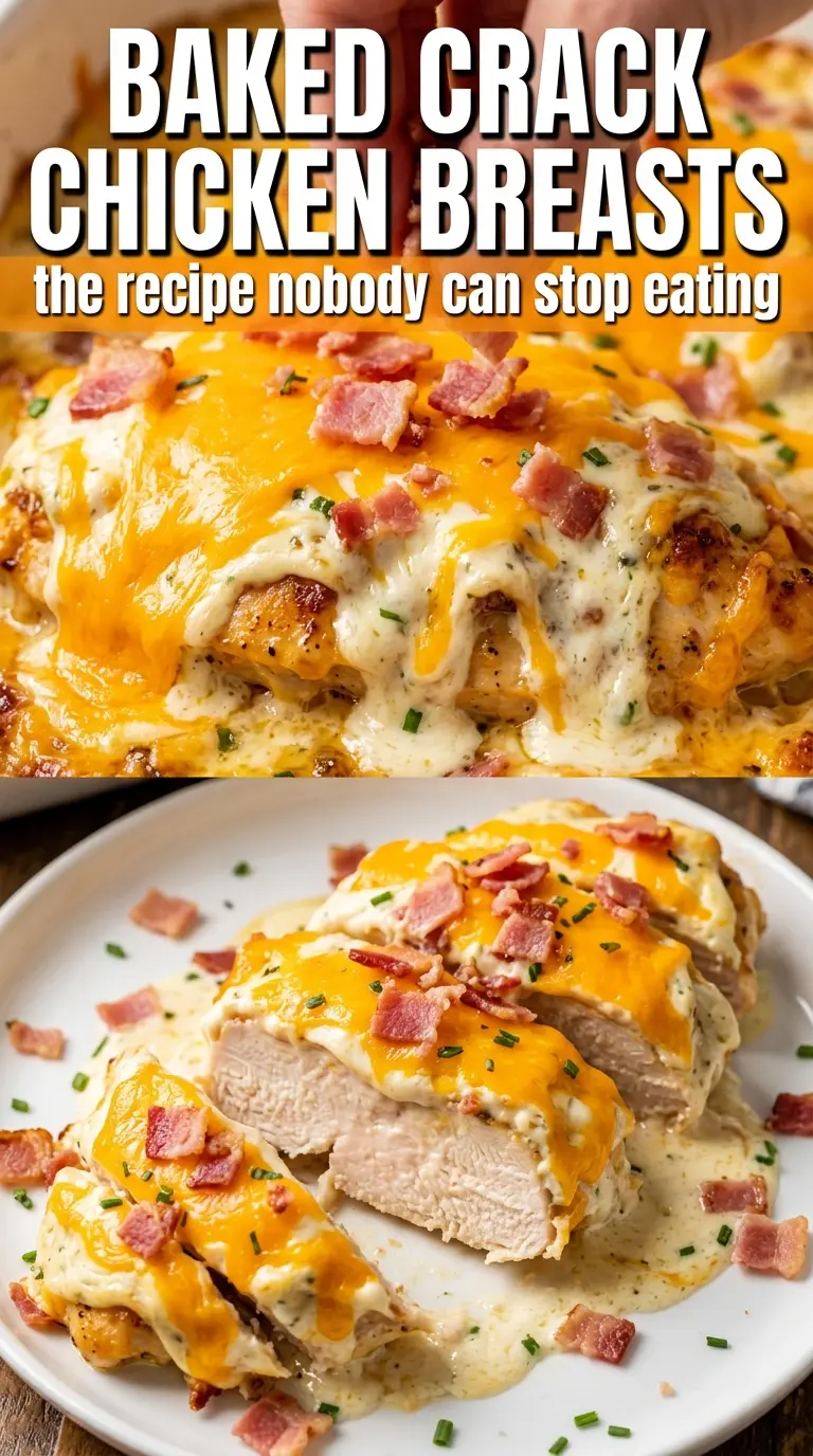 Baked chicken breasts with sauce and herbs
