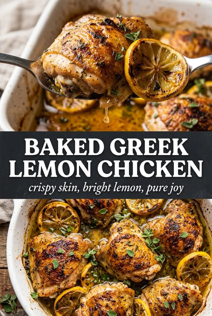 Baked Greek Lemon Chicken
