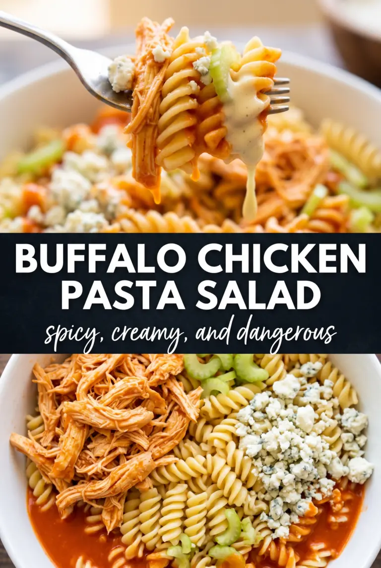 Buffalo Chicken Pasta Salad