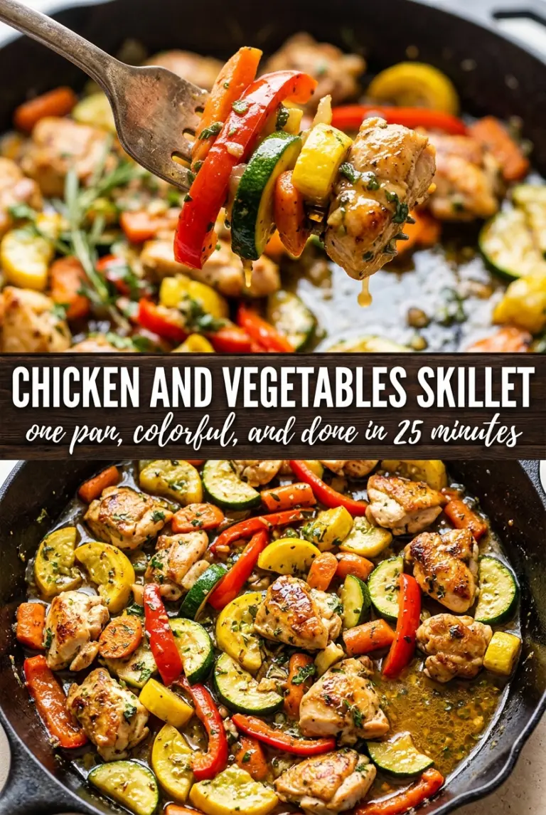 Chicken and Vegetables Skillet