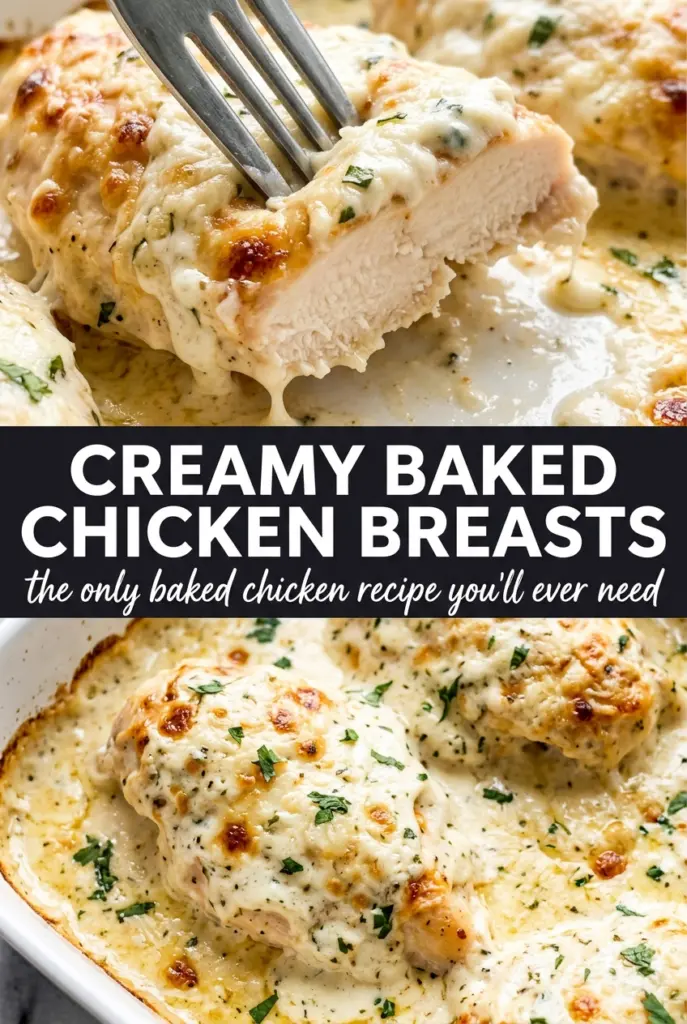 Creamy Baked Chicken Breasts