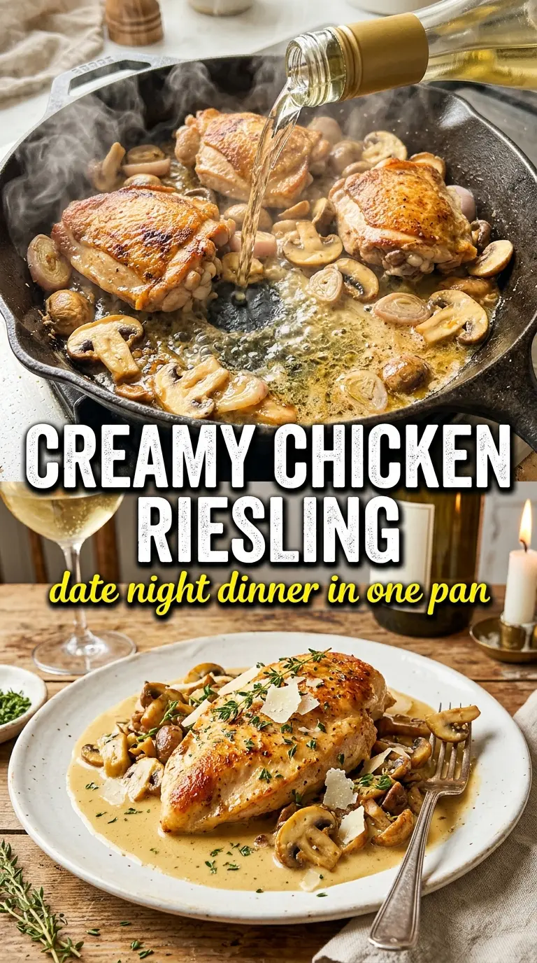 Baked chicken breasts with sauce and herbs
