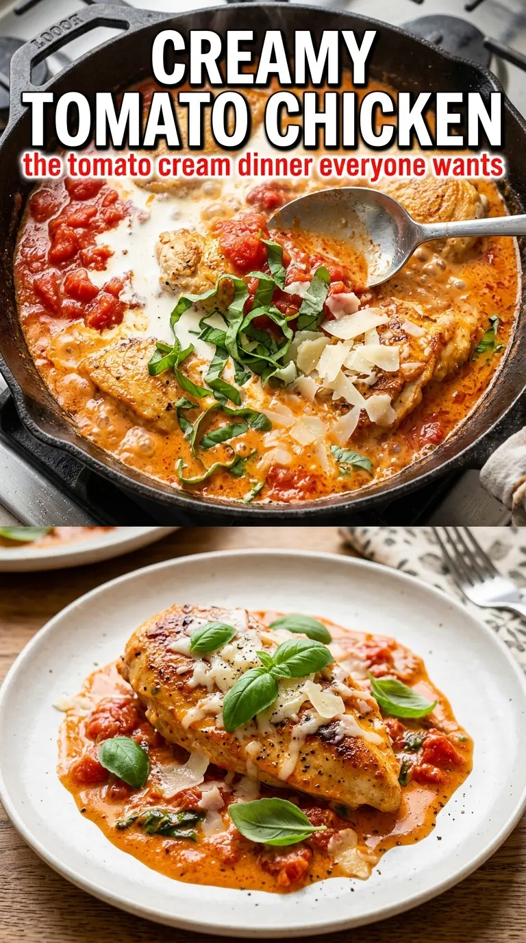 Baked chicken breasts with sauce and herbs