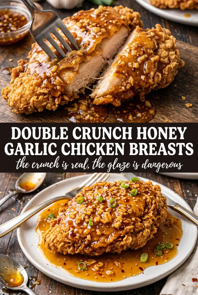 Double Crunch Honey Garlic Chicken Breasts