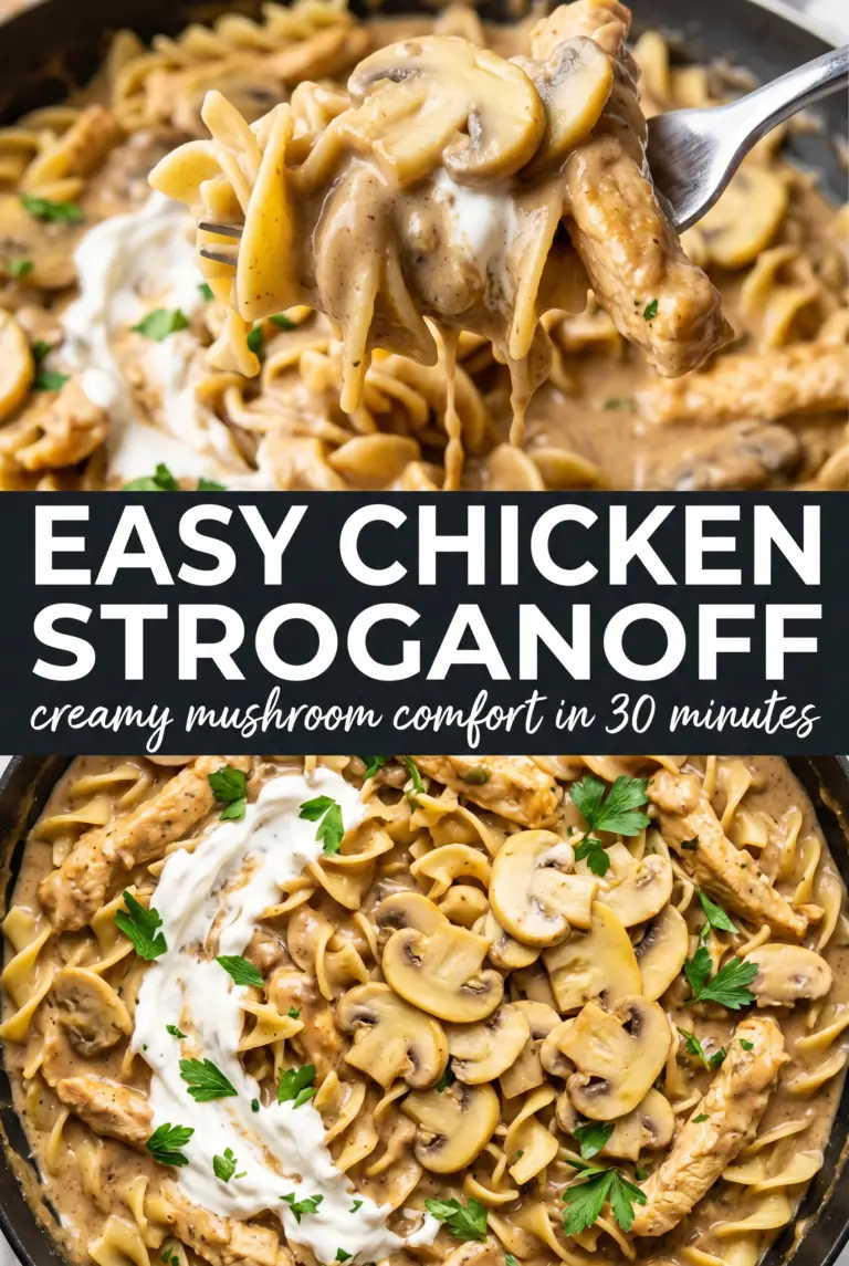 Easy Chicken Stroganoff