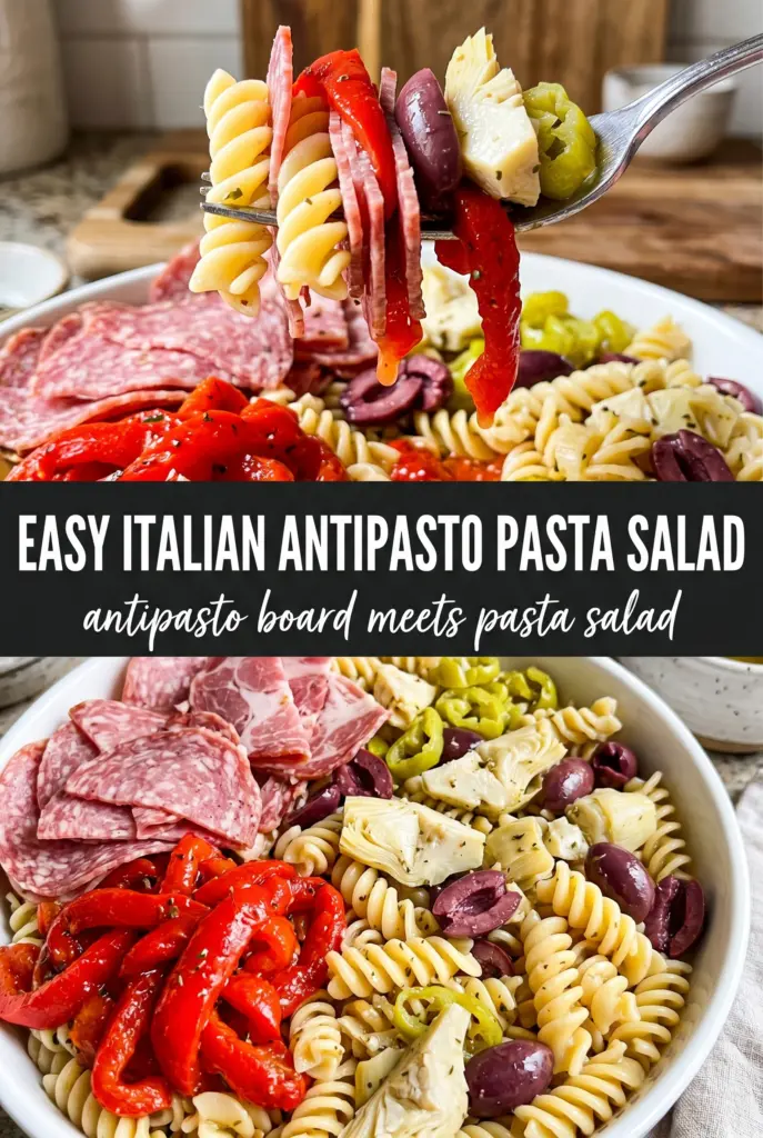 Easy Italian Antipasto Pasta Salad