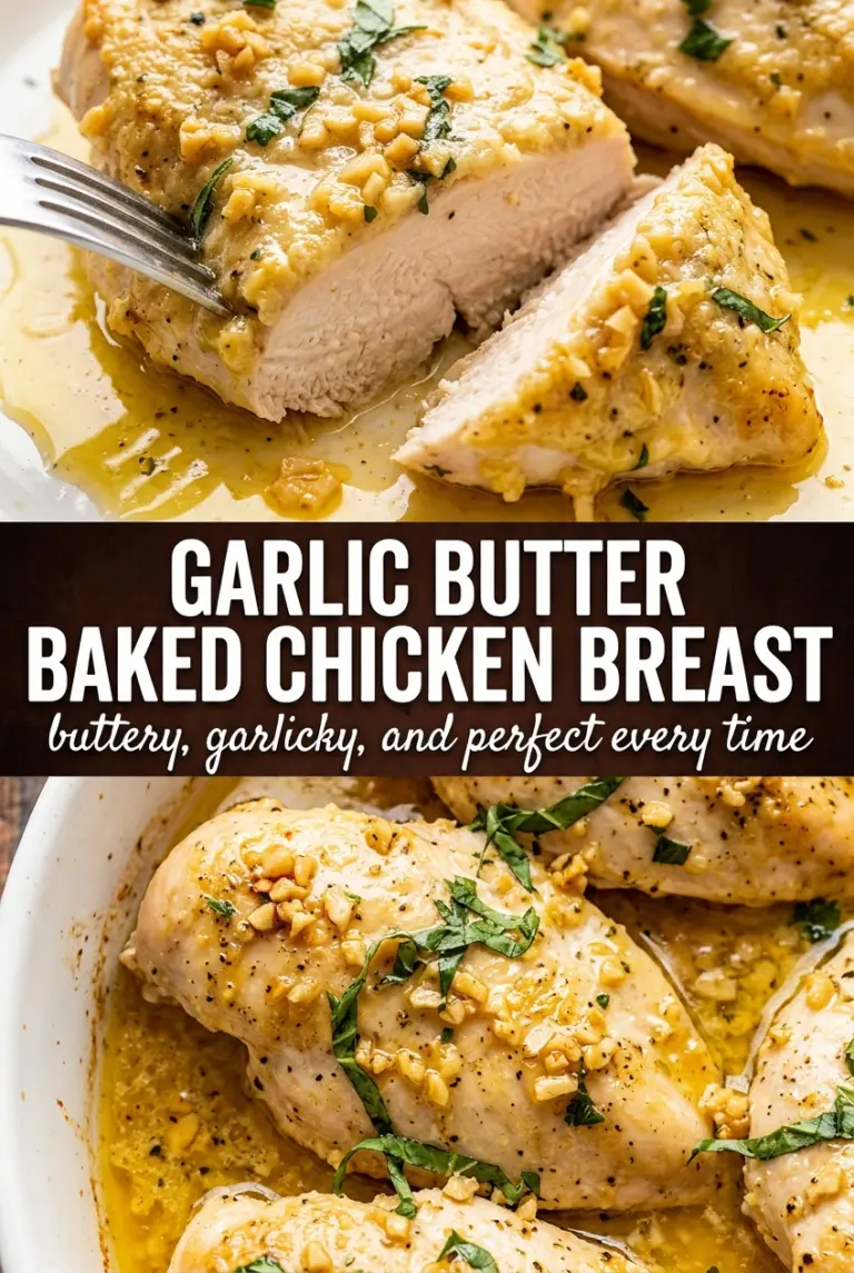 Garlic Butter Baked Chicken Breast