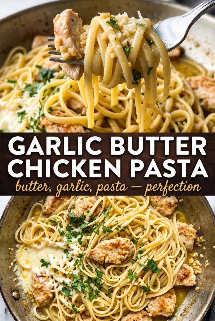 Garlic Butter Chicken Pasta