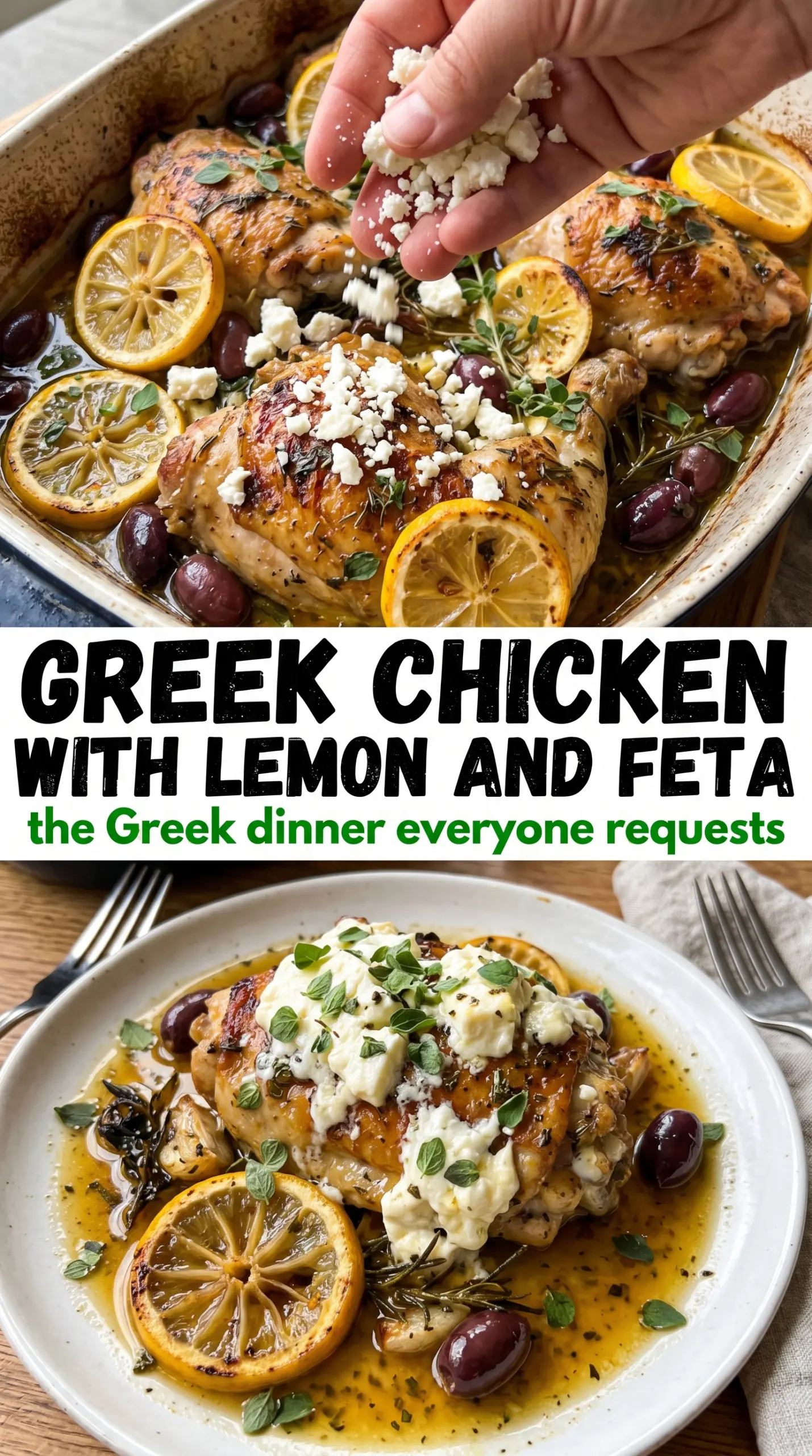 Cooked chicken with sauce and herbs