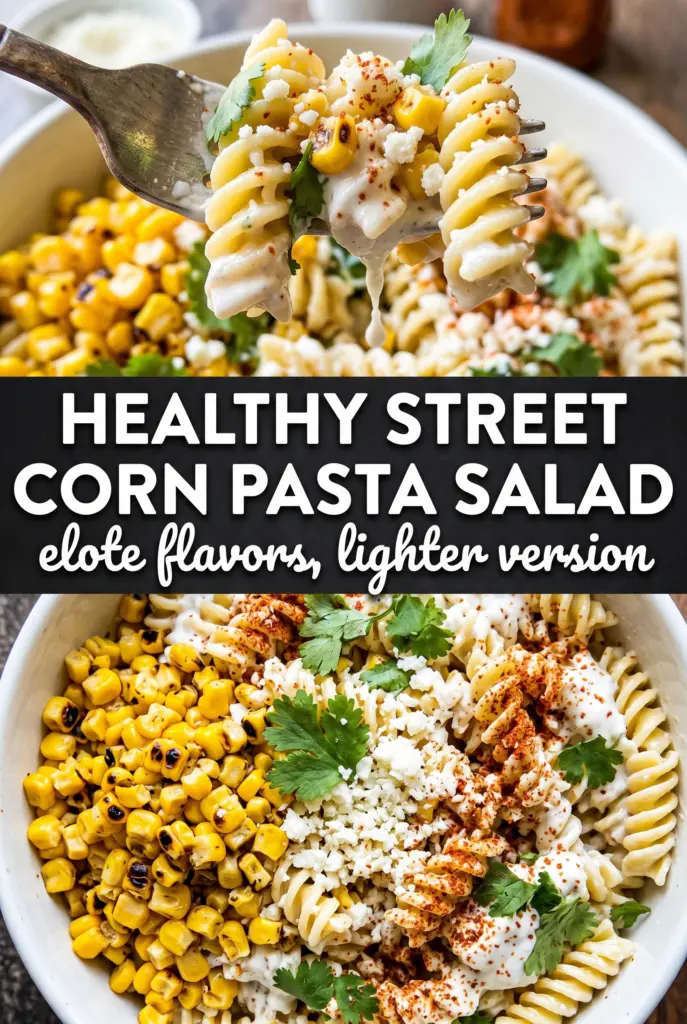 Healthy Street Corn Pasta Salad