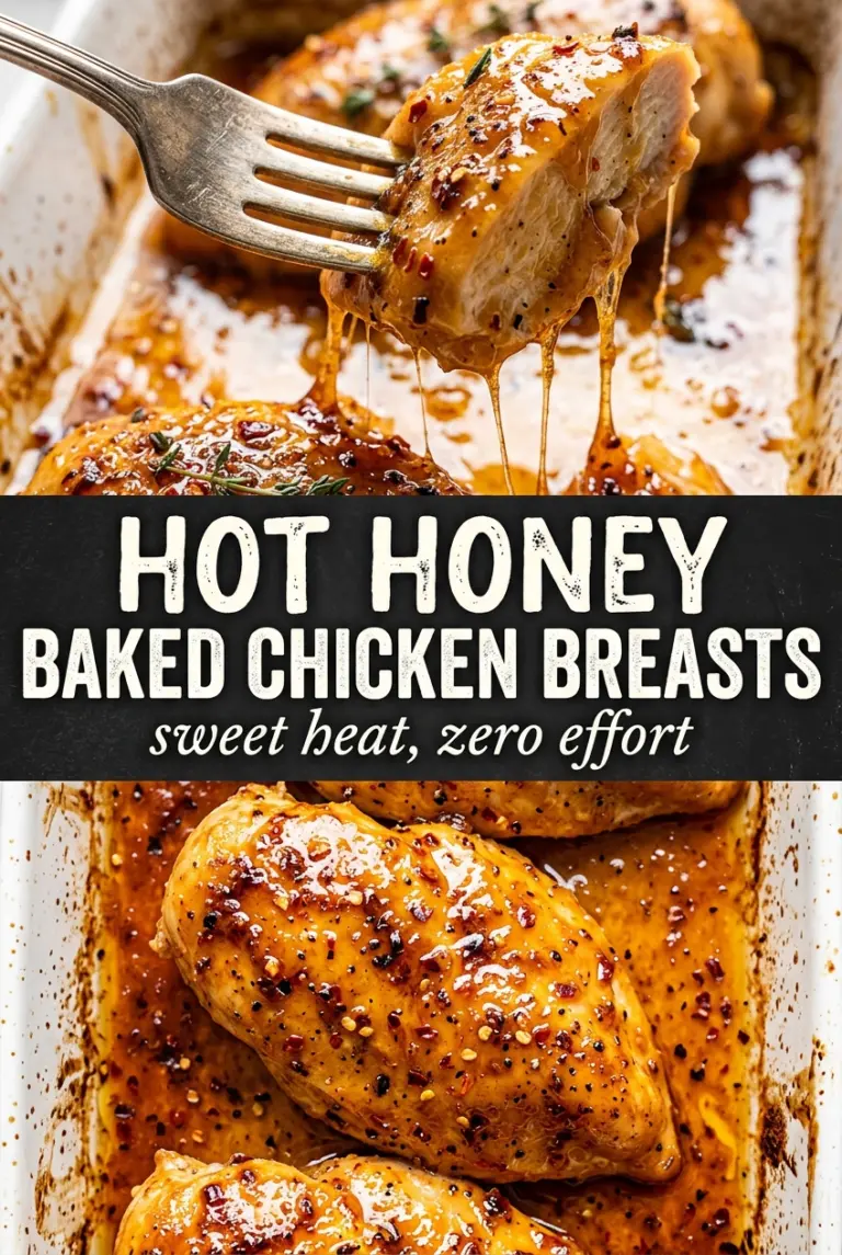 Hot Honey Baked Chicken Breasts