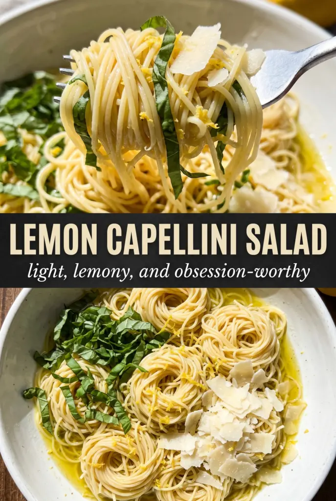 Lemon Capellini Salad