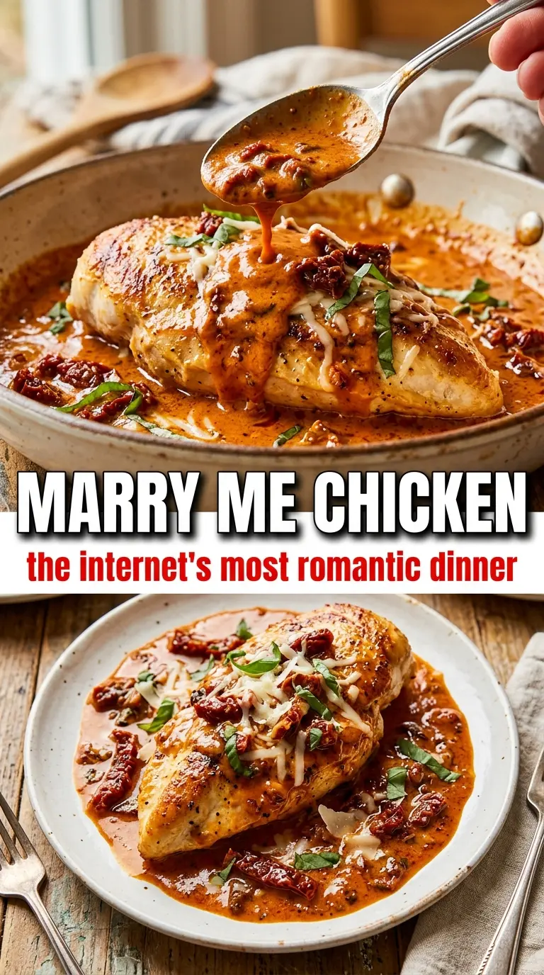 Cooked chicken with sauce and herbs