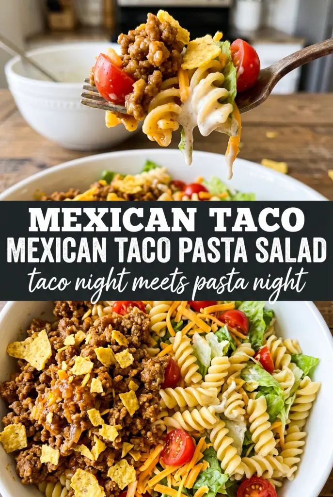 Mexican Taco Pasta Salad