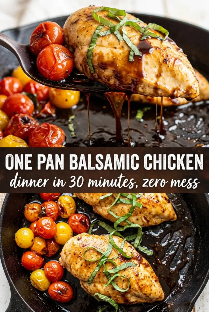 One Pan Balsamic Chicken
