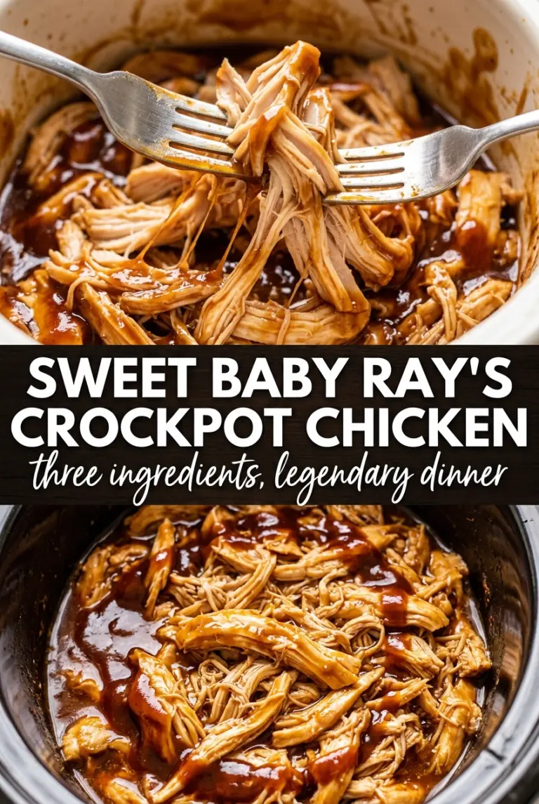 Sweet Baby Ray’s Crockpot Chicken