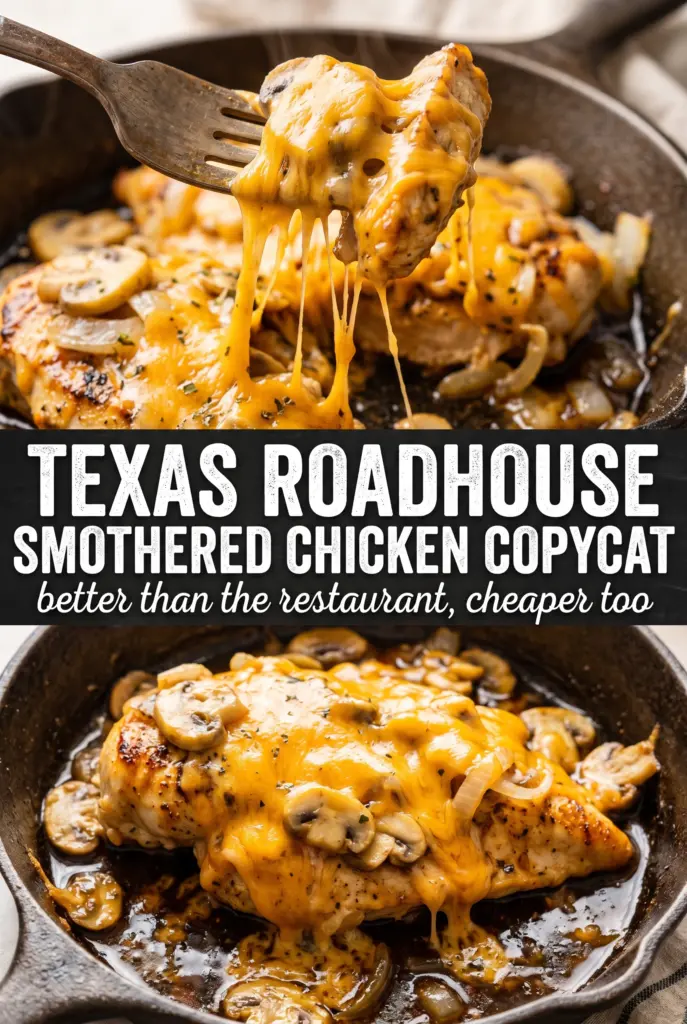 Texas Roadhouse Smothered Chicken Copycat