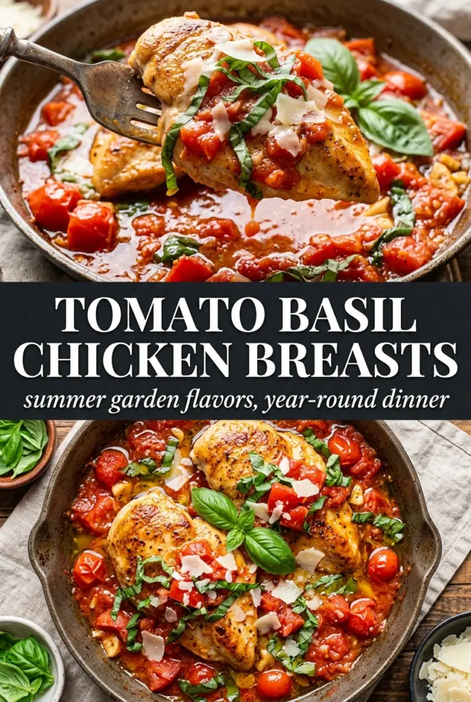 Tomato Basil Chicken Breasts