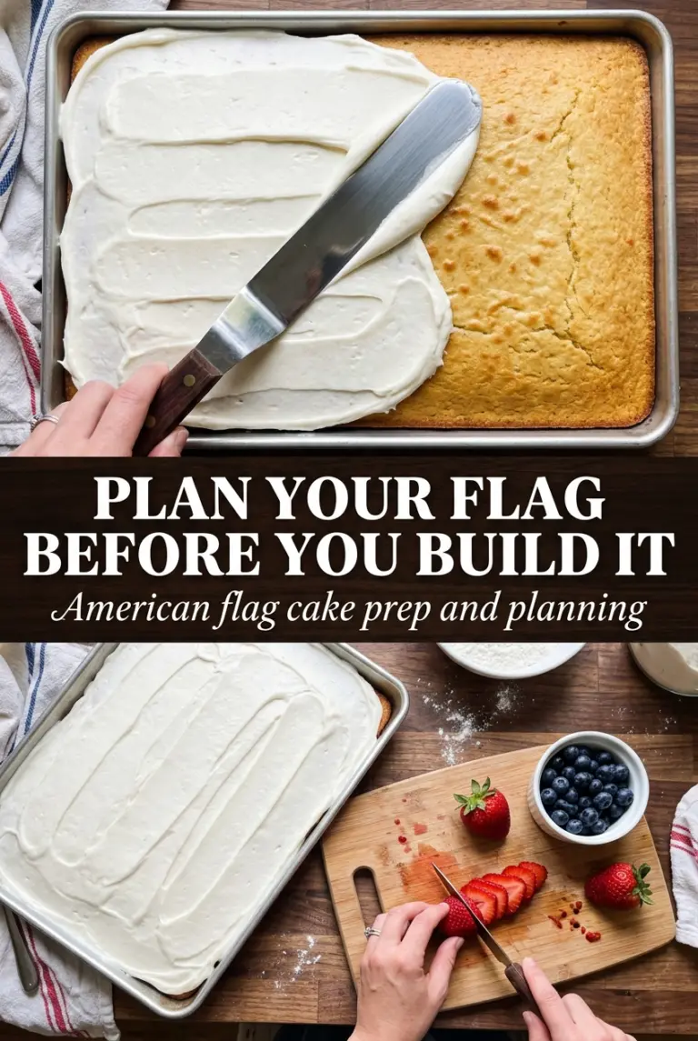 American Flag Cake