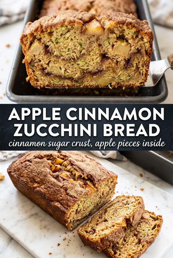 Apple Cinnamon Zucchini Bread