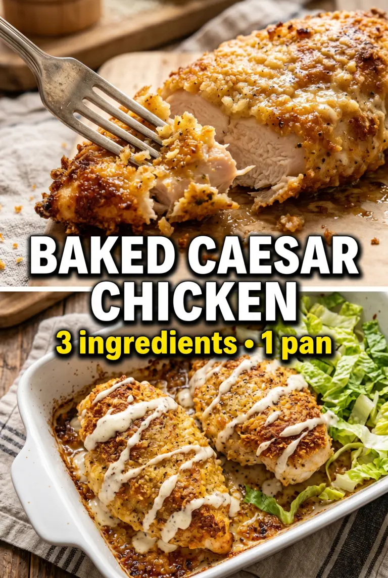 Baked Caesar Chicken