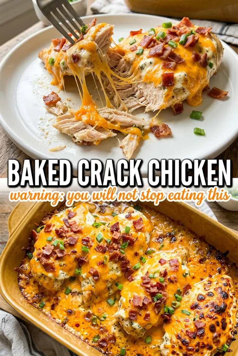 Baked Crack Chicken Breasts