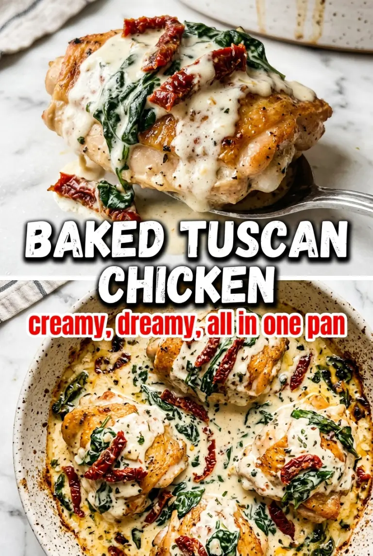 Baked Tuscan Chicken