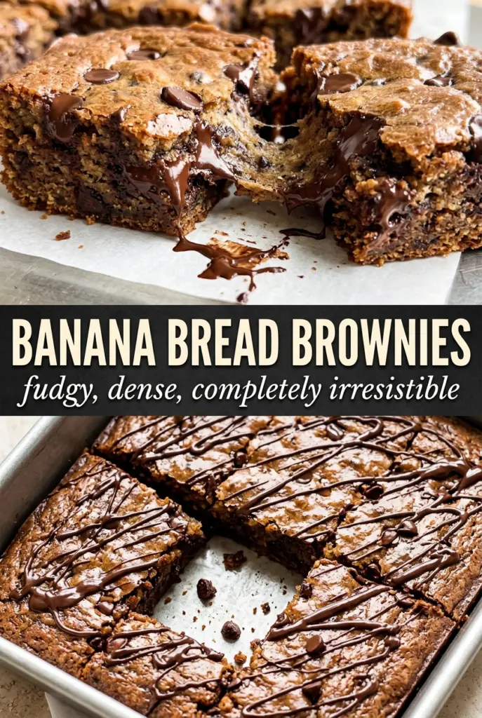 Banana Bread Brownies