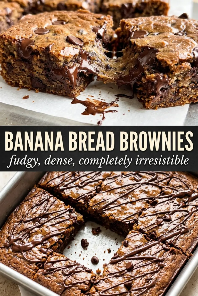 Banana Bread Brownies