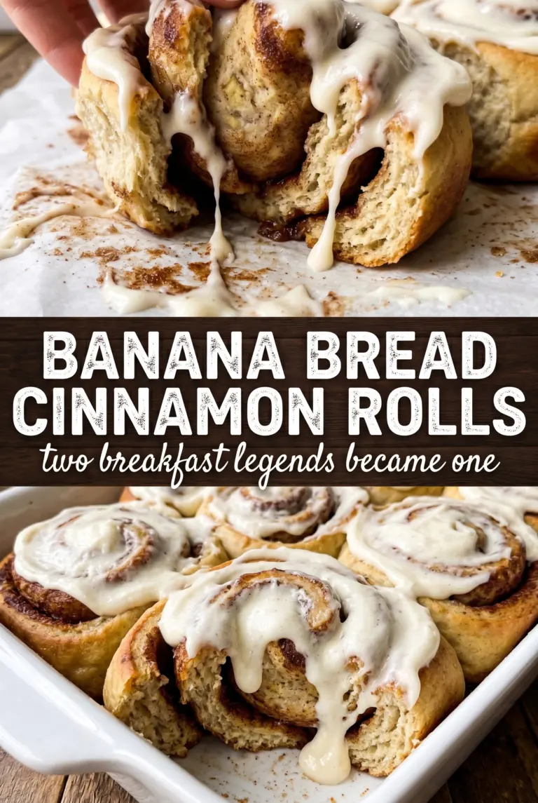 Banana Bread Cinnamon Rolls