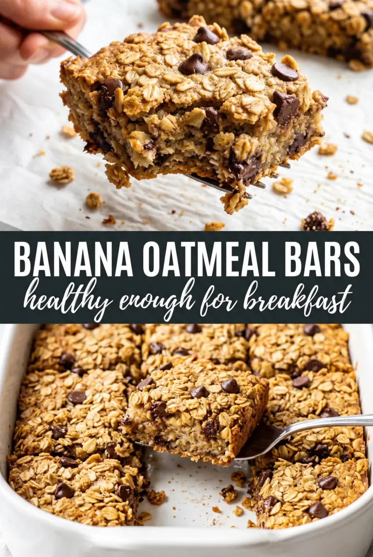 Banana Oatmeal Bars