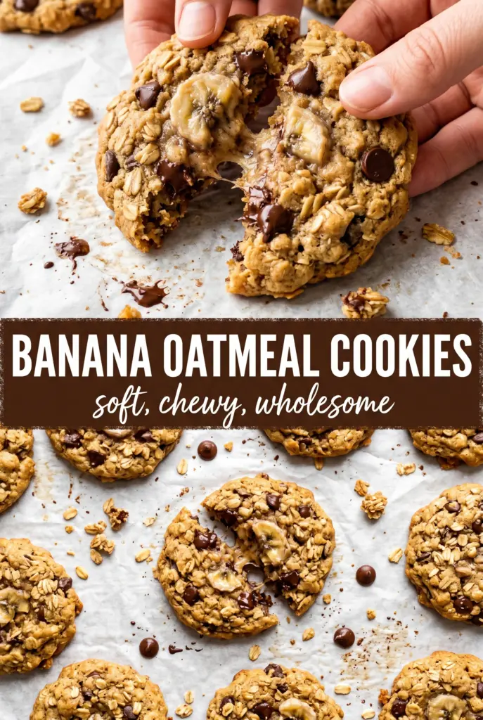 Banana Oatmeal Cookies