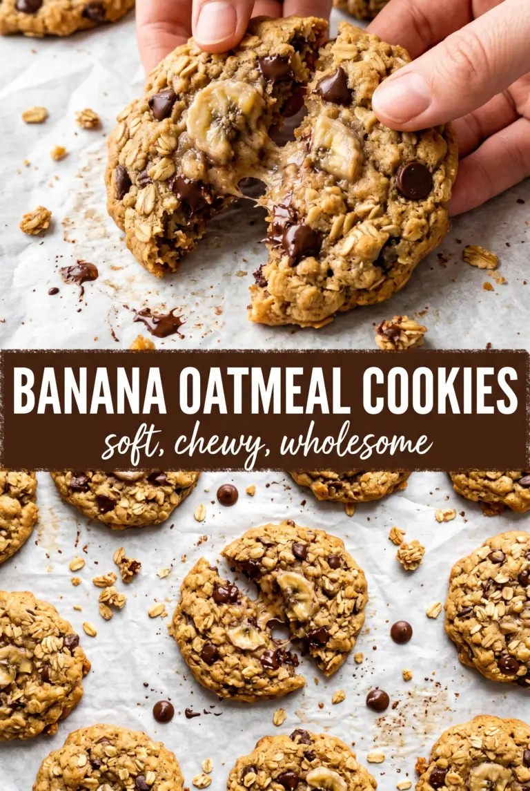 Banana Oatmeal Cookies